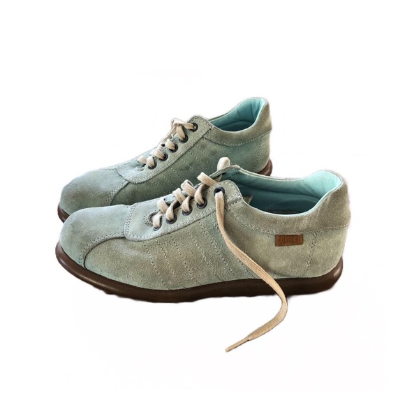 Camper light blue suede runners - Picture 3 of 5